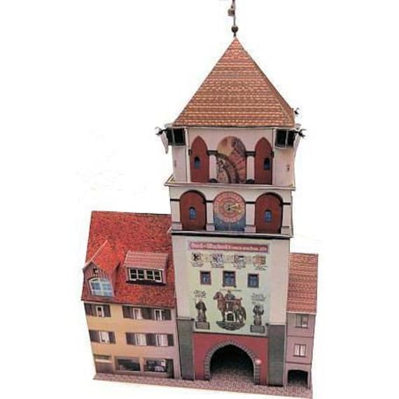 Ворота Lindauer Tor (Ванген-им-Алльгой, Германия), масштаб 1:160