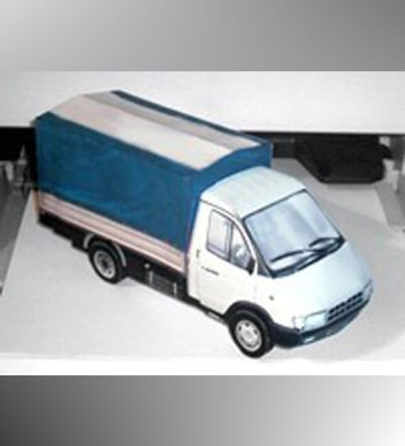Бумажная модель Автомобиль ГАЗ-3302 Газель