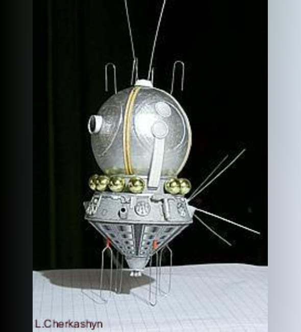 Бумажная модель Космический корабль Восток