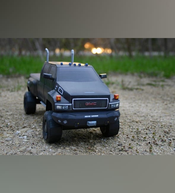 Бумажная модель Трасформер Айронхайд GMC Topkick C4500 (Трансформеры)