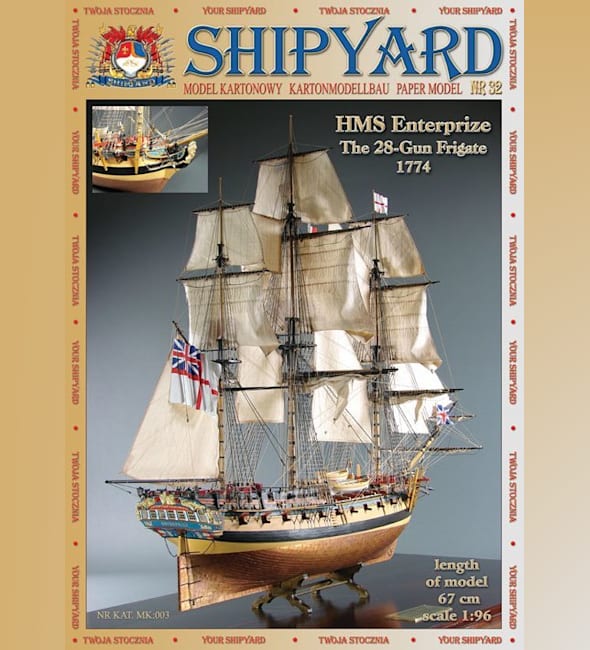 Журнал Shipyard - 32 - Фрегат HMS Enterprise (1774)