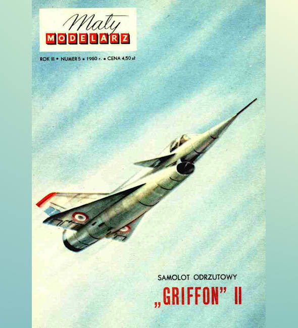 Журнал Maly Modelarz - 5/1960 - Самолет Nord 1500 Griffon II