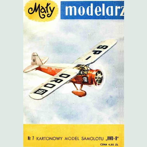 Maly Modelarz - 7/1958 - Самолет RWD-9
