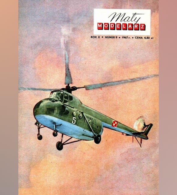 Журнал Maly Modelarz - 9/1967 - Вертолет Ми-4