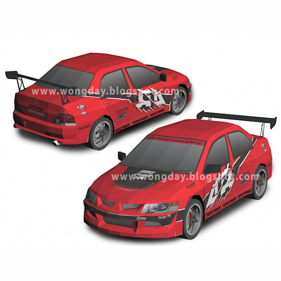 Автомобиль Mitsubishi Evo IX (Тройной форсаж: Токийский дрифт)