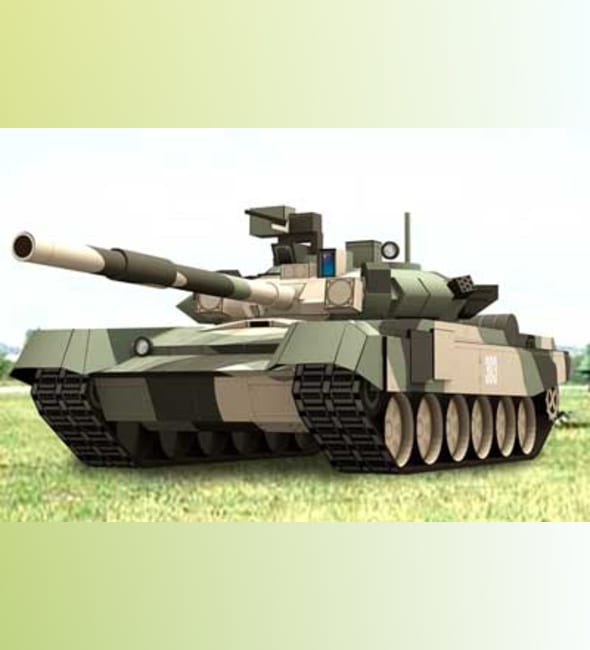 Бумажная модель Танк Т-90