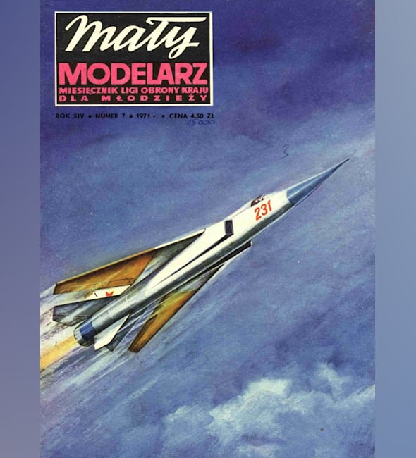 Журнал Maly Modelarz - 7/1971 - Истребитель МиГ-23