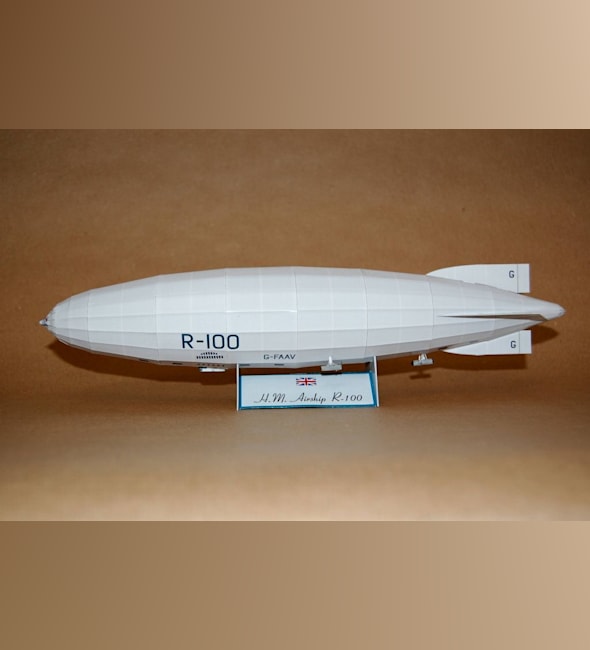 Бумажная модель Дирижабль R100