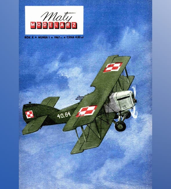 Журнал Maly Modelarz - 1/1967 - Разведывательный самолет Potez XV