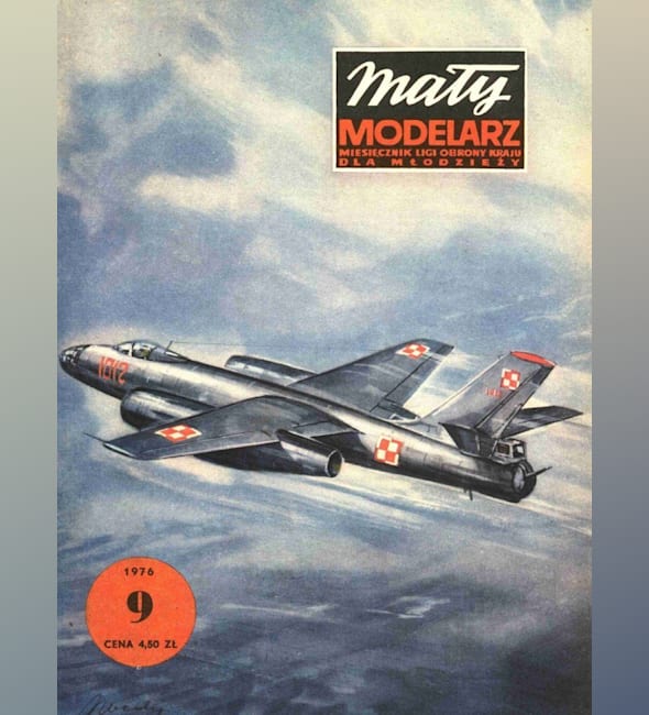 Журнал Maly Modelarz - 9/1976 - Бомбардировщик Ил-28
