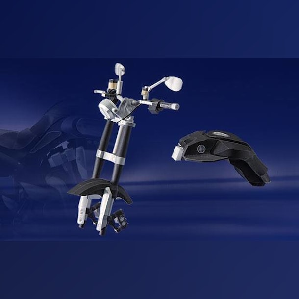 Бумажная модель Мотоцикл Yamaha MT01 [серия, часть 3/5]