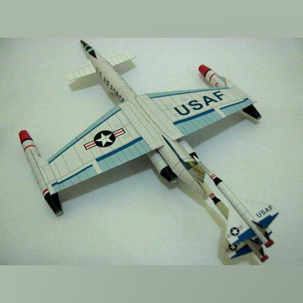 Бумажная модель Бомбардировщик Convair XAB-1 Beta-1