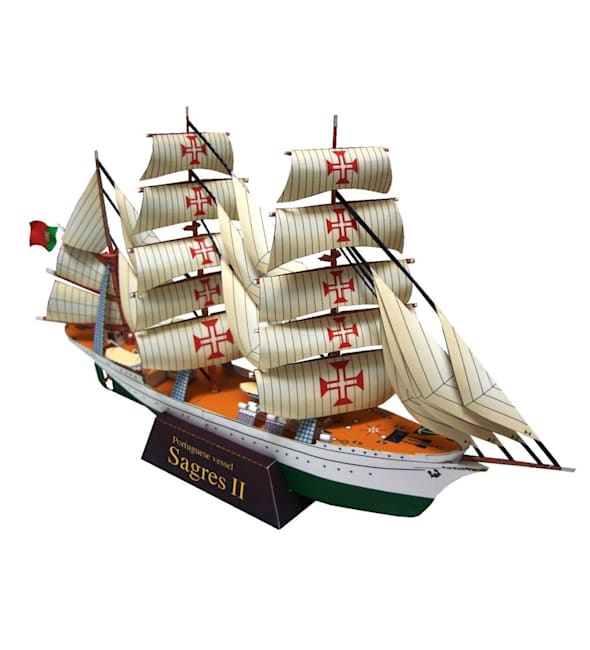 Бумажная модель Барк Рикмер Рикмерс (Сагреш 2) / Rickmer Rickmers (Sagres II)