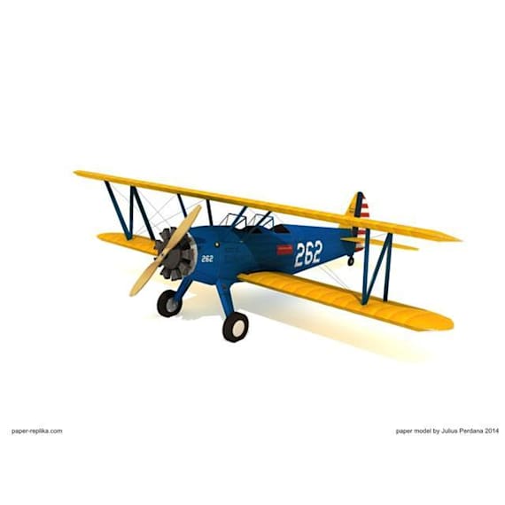 Самолет Boeing PT-17 Stearman Army