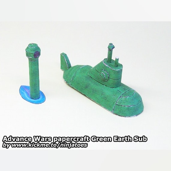 Подводная лодка Green Earth Sub (Advance Wars)