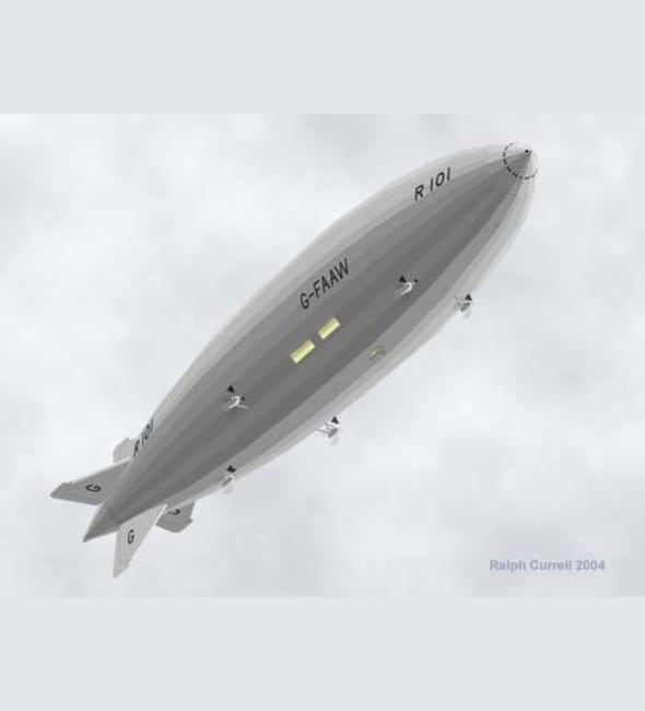 Бумажная модель Дирижабль R101
