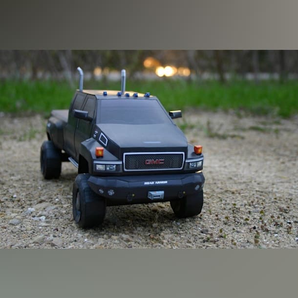 Бумажная модель Трасформер Айронхайд GMC Topkick C4500 (Трансформеры)
