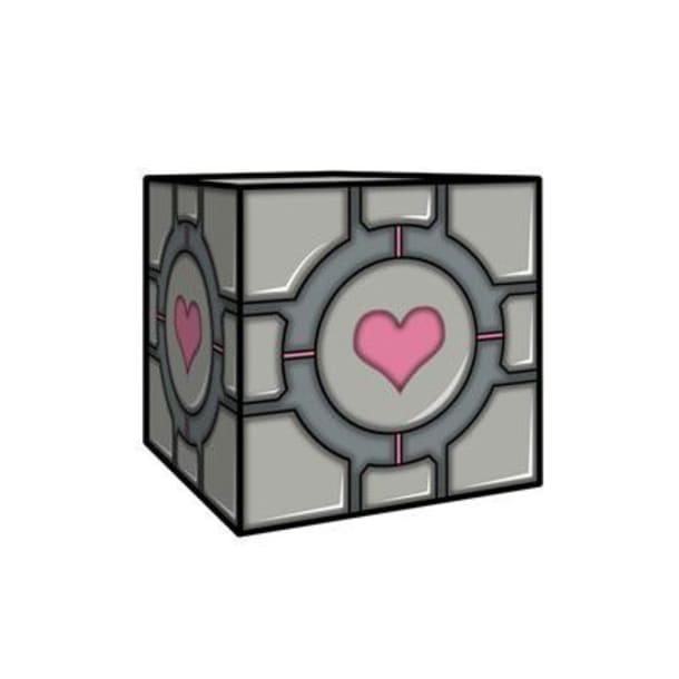 Бумажная модель Куб-Компаньон (Portal) [cubeecraft]