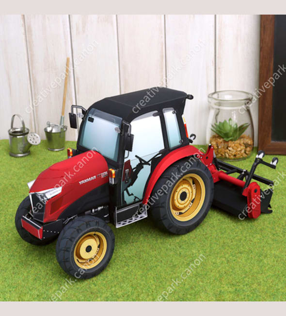 Бумажная модель Трактор Yanmar YT357