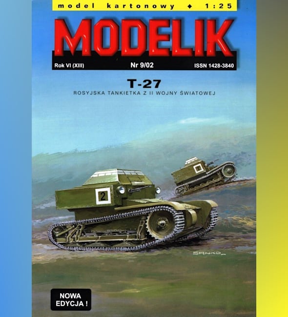 Журнал Modelik - 9/2002 - Танкетка Т-27