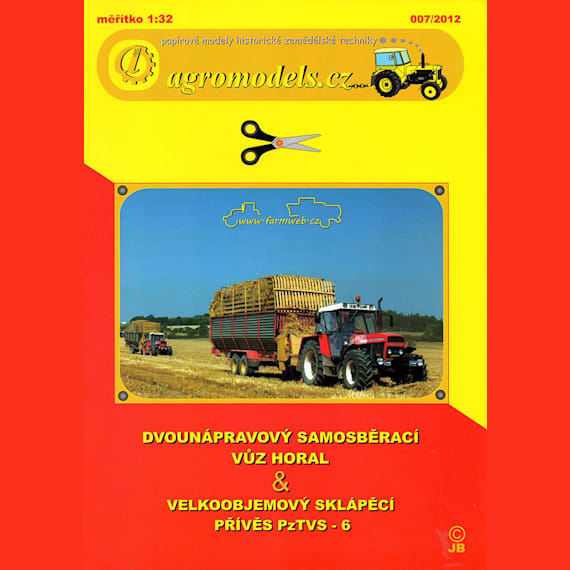 Agromodels - 07 - Двухосный прицеп Horal и прицеп PzTVS-6