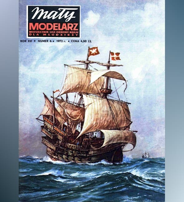 Журнал Maly Modelarz - 6/1972 - Галеон Smok