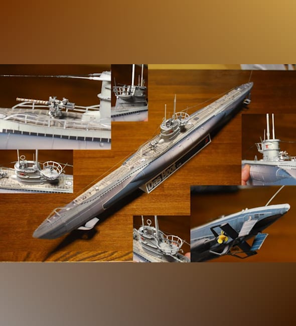 Бумажная модель Подводная лодка U-96 (Подводная лодка)