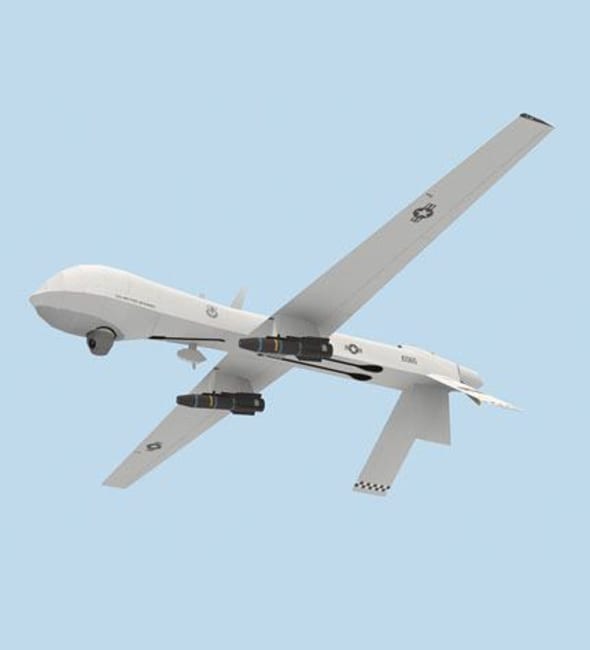 Бумажная модель Беспилотный самолет MQ-1 Predator