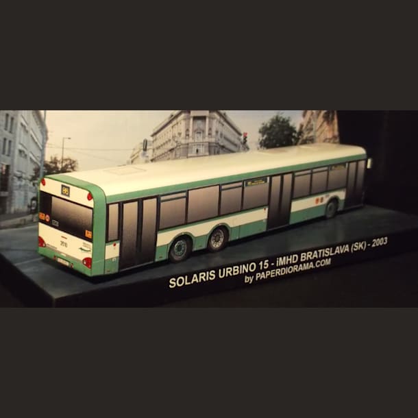 Бумажная модель Автобус Solaris Urbino 15