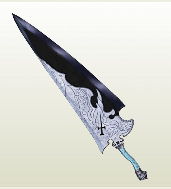 Бумажная модель Меч Two-s Sword (Drakengard 3)