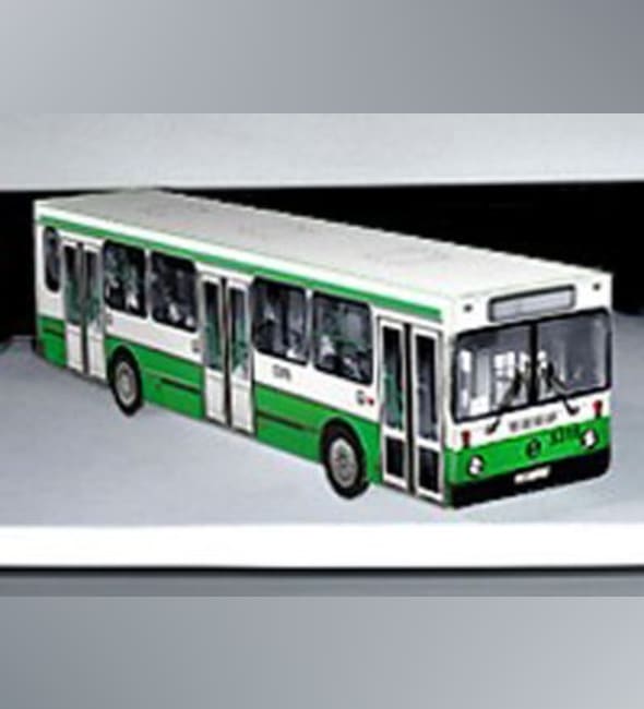 Бумажная модель Автобус ЛиАЗ-5256