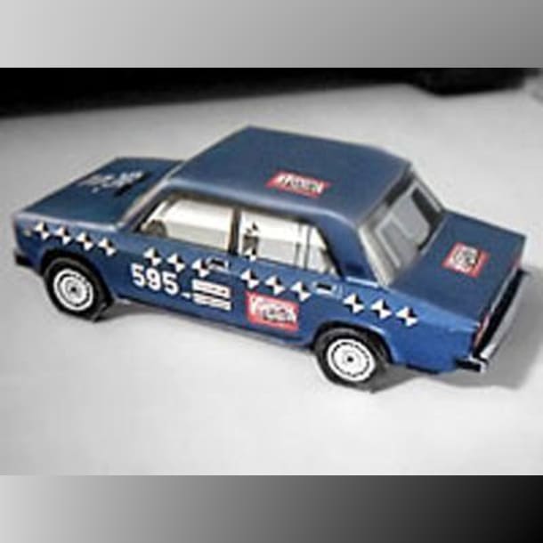 Бумажная модель Автомобиль ВАЗ-2107