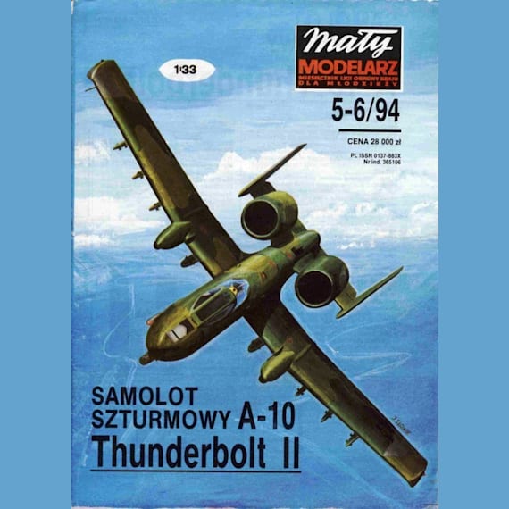 Maly Modelarz - 5-6/1994 - Штурмовик Fairchild Republic A-10 Thunderbolt II