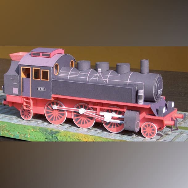 Бумажная модель Паровоз DRG Class 64