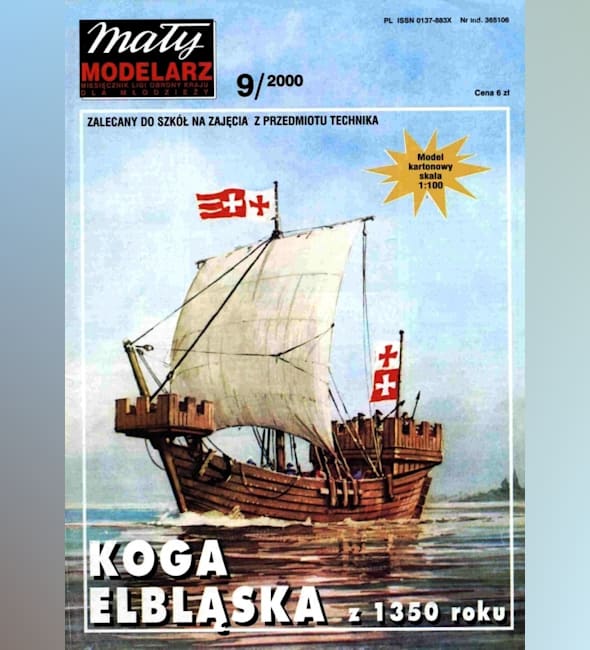 Журнал Maly Modelarz - 9/2000 - Эльблонгский когг (1350)