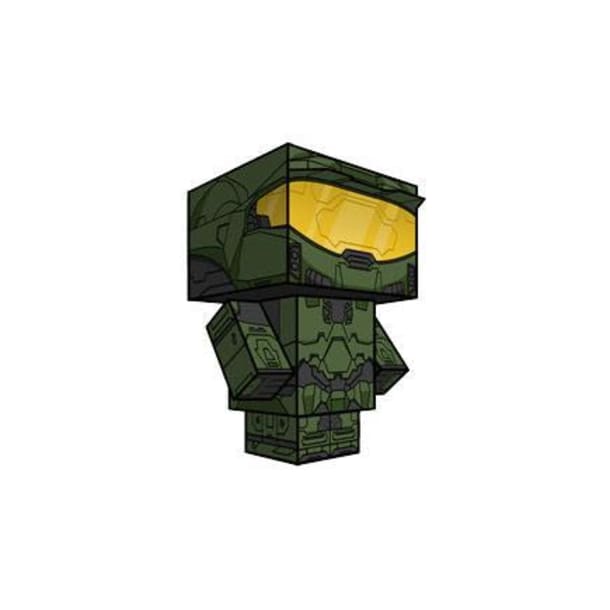 Бумажная модель Мастер Чиф (Halo) [cubeecraft]