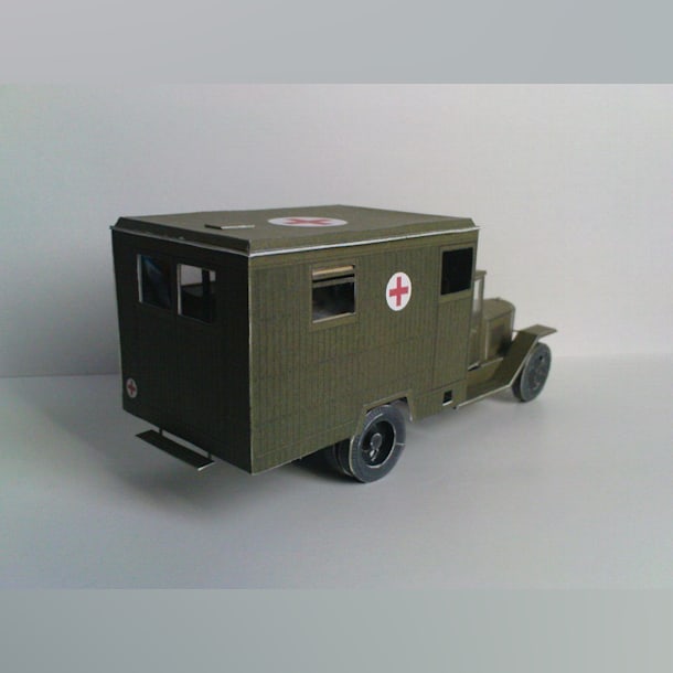 Журнал Novamodel - 27 - Санитарный автомобиль ЗИС-44, масштаб 1:43