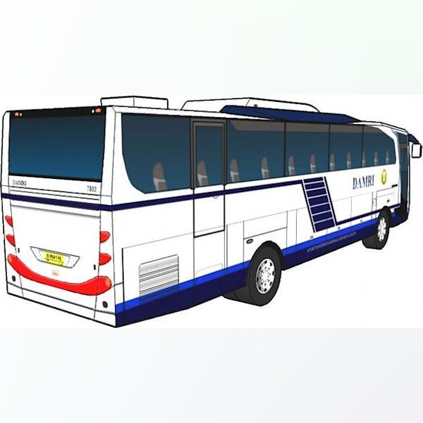 Бумажная модель Городской автобус