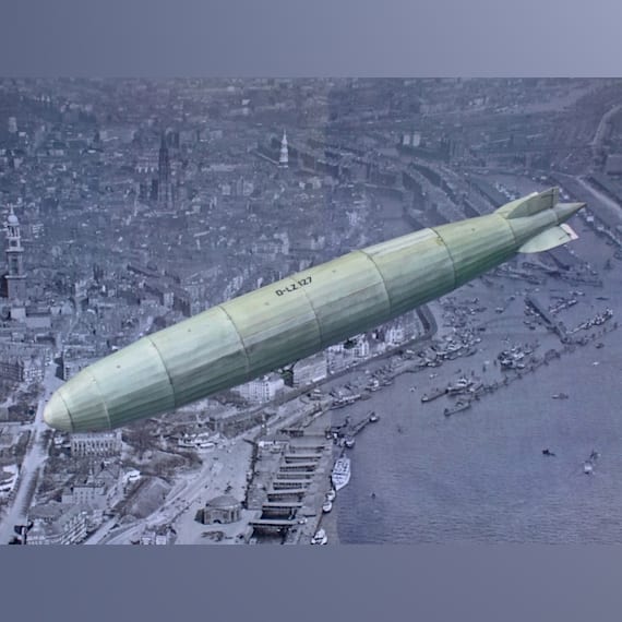 Дирижабль LZ 127 Граф Цеппелин, масштаб 1:400