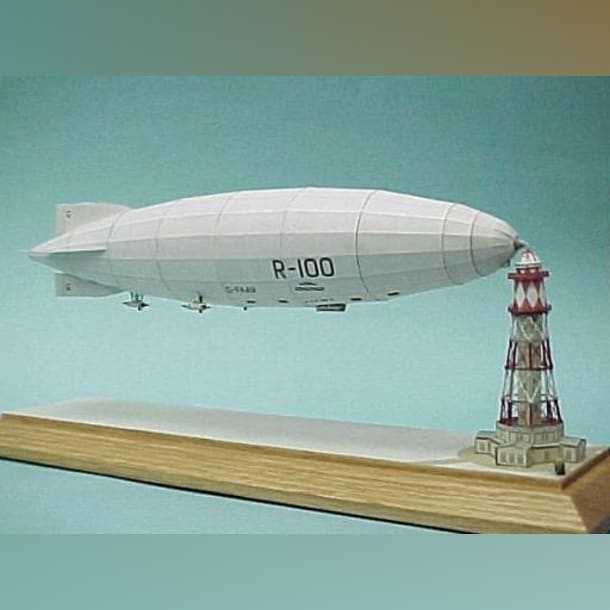 Бумажная модель Дирижабль R100