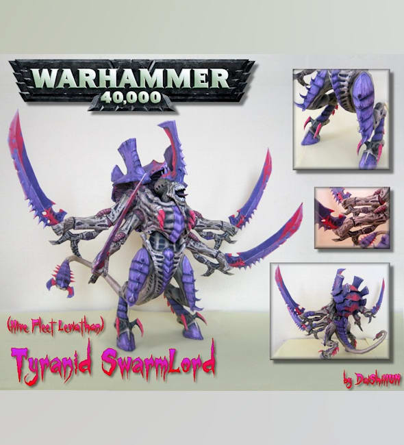 Бумажная модель Повелитель Роя (Warhammer 40000)