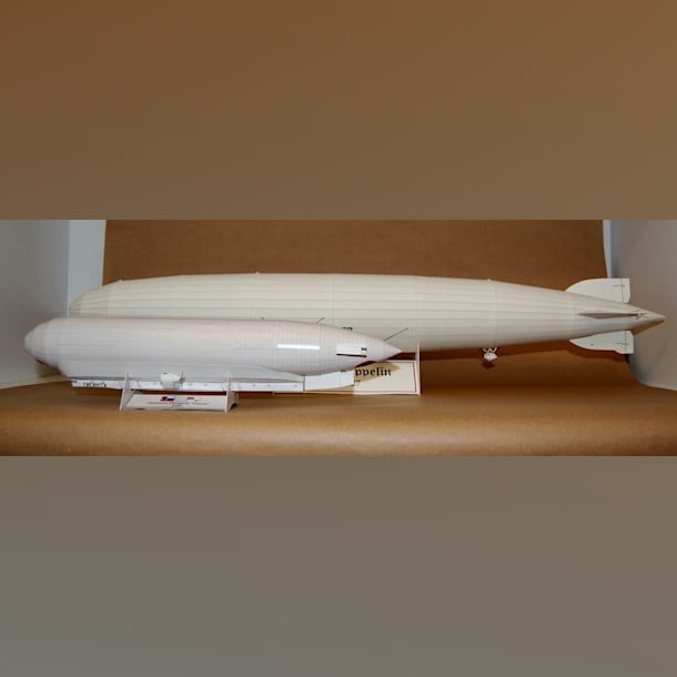 Бумажная модель Дирижабль LZ 127 Граф Цеппелин, масштаб 1:400
