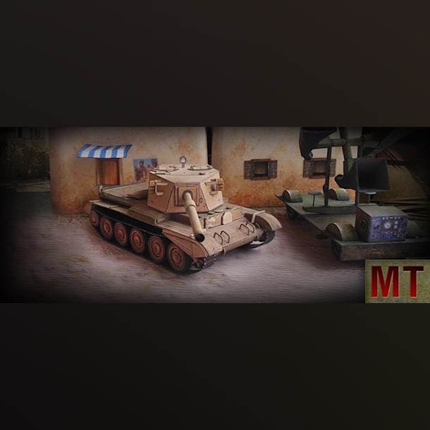 Журнал Макет танка - 029 - Танк Чариотир и диорама Звуки пустыни
