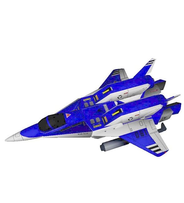 Бумажная модель Самолет Legioss AFC-01H (Роботех)