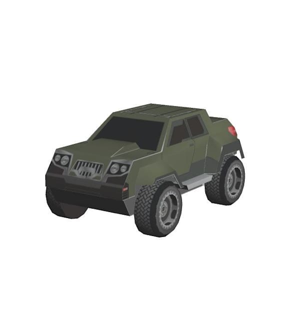 Бумажная модель Трансформер Балкхед Hummer-HX (Трансформеры: Прайм)