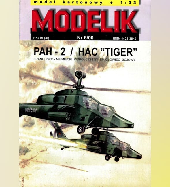 Журнал Modelik - 6/2000 - Ударный вертолет Eurocopter Tiger HAC
