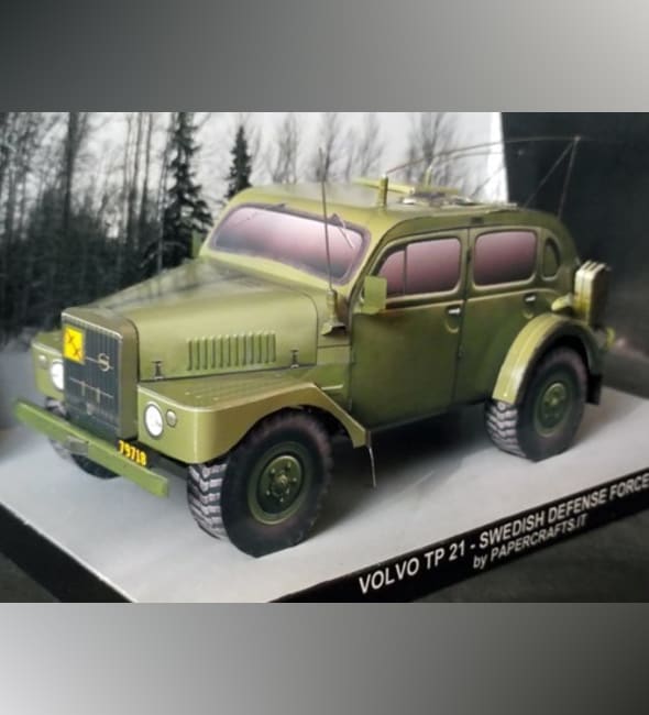 Бумажная модель Автомобиль Volvo TP21