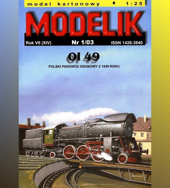 Журнал Modelik - 1/2003 - Паровоз Ol49