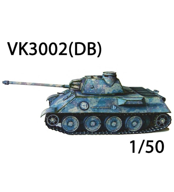 Бумажная модель Танк VK 3002 (DB)