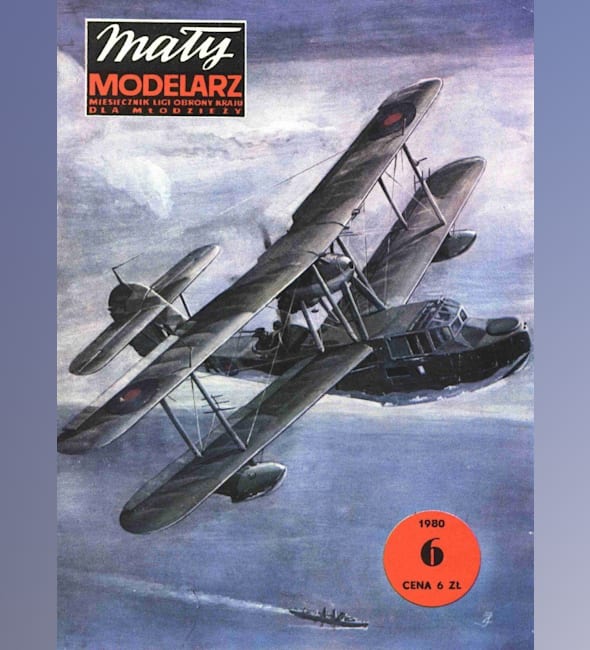 Журнал Maly Modelarz - 6/1980 - Гидросамолет Supermarine Walrus Mk.II
